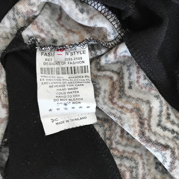 Boho style tunic dress S/M - Picture 6 of 6